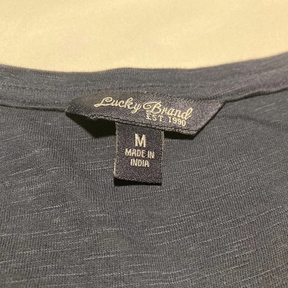 Lucky Brand Navy Lace Elephant Tank Top - Picture 4 of 10